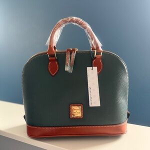 Dooney & Bourke Zip Zip Satchel Forest Green